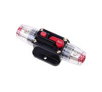 Mintice 12V 60A Coche Portafusibles de Circuito Interruptor de Circuito en Línea de Audio Disyuntor con Reinicio Manual Proteccion Energía Solar Bloque Fusibles Automóvil