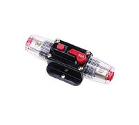 Mintice 12V 80A Coche Portafusibles de Circuito Interruptor de Circuito en Línea de Audio Disyuntor con Reinicio Manual Proteccion Energía Solar Bloque Fusibles Automóvil