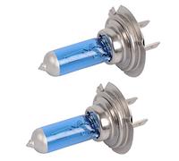 Mintice 2 Piezas Vehículo Brillantes Faros Halógenos H7 Gas Xenón 6000K Lámpara de Luz Halógenas Blanca Bombillas Delanteros Coche de 55W