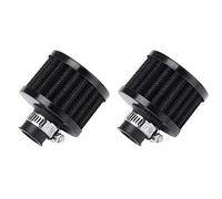 Mintice 2 X 12mm Mini Negro Cono de Motor de Coche Universal de admisión de Aire frío Filtro de Turbo Limpio de ventilación del vehículo