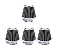Mintice 4 Piezas 35MM Cono de Motor Coche Universal de Admisión de Aire Frío Filtro de Turbo Limpio de Ventilación Aspiración Vehículo Motocicleta