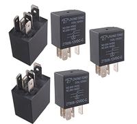 Mintice 5 Piezas 12V 30A Relé 5 Pines Vehículo Coche Relé Kit Automático de Ventilador Eléctrico de La Bomba de Combustible Alta Resistencia Carro Relé de Arranque