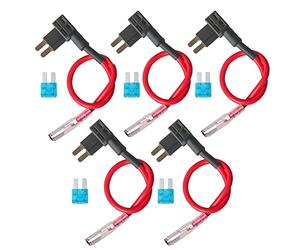 Mintice 5 Piezas 12V Portafusible con Hilo in-Line 3 Tipos Coche Adaptador de Fusible de Circuito Add-a-Circuit Fusible Titular Micro2 Enchufe