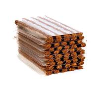 Mintice 50 Piezas Tira de Reparación de Neumáticos Moto Coche Pinchazos Neumáticos Sin Cámara Reparación Sellador Goma Herramienta Rápida 100mm x 6mm