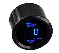 Mintice Indicador de Temperatura de Agua 2" 52mm Medidor Digital de Coche Luz LED Azul Temp Temperatura de Agua Medidor Motor Equipo Instrumentos