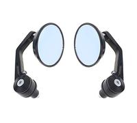 Mintice Motocicleta Moto 22mm 25mm 7/8" Espejo Retrovisor Lateral | Universal Bicicleta Aluminio Extremo del Manillar Espejos Retrovisores Scooter Lado Ajustable