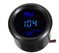 Mintice Universal Indicador de Temperatura de Agua Fahrenheit 2" 52mm Medidor Digital de Coche Luz LED Azul Temp Temperatura de Agua Medidor Eléctrico Motor Equipo Instrumentos