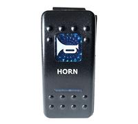 Mintice Vehículo de 12V 20A LED Azul Luz Interruptor de Palanca Basculante Momentáneo Interruptor de Botón Pulsador Bocina Altavoz Vocero Conmutador Coche Horn Light