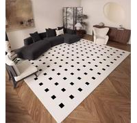 MINTIFNT Arte Simple Alfombra Decorativa Salón Dormitorio Mesita De Noche Sofá Mesa De Centro Entrada Alfombra Antideslizante 160x200cm