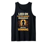 Mintió en conspirado contra la mentalidad Mal manejada y aún ganadora Camiseta sin Mangas
