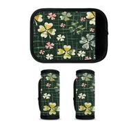 Mintoprints Clover - Paquete de 2 fundas para maleta, accesorios de viaje para avión, aeropuerto