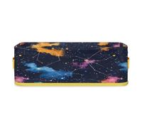 Mintoprints Galaxy Magic Outer Space Universe - Cestas de papel higiénico para baño, cesta de almacenamiento de tela para tanque de inodoro, cesta decorativa pequeña con asa para organizar