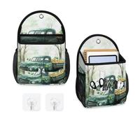 Mintoprints Happy St Patricks Day - Bolsa de almacenamiento para colgar en la pared, bolsa organizadora para colgar en la pared, bolsa organizadora para colgar en el camión con bolsillo, cesta de