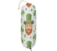 Mintoprints Happy St Patricks Day - Soporte para bolsas de plástico para despensa de cocina, organizador de bolsas de plástico ligero, dispensador de bolsas de compras, 1 paquete
