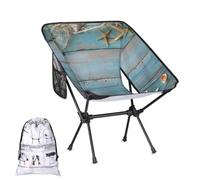 Mintoprints Summer Seashell Paint - Silla de camping ligera y plegable, portátil, compacta para exteriores, viajes, playa, senderismo, mochileros