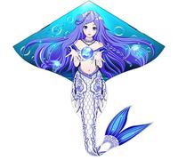 Mint's Colorful Life Dragón de Sirena dragón de Vuelo para niñas-niños, más fácil de Volar Delta dragón