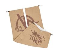 Minus Two Cargo Y2K Hombre | Pantalones de jogging Y2k Jeans Baggy | Pantalones cargo Hip-Hop Unisex | Harajuku Denim Denim Estampado Negro Pantalones Rectos Holgados con Pierna Ancha | Adolescentes