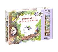 Minusculette et l'arbre des saisons - 4 puzzles évolutifs: 4 puzzles évolutifs