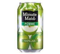 MINUTE MAID - Lote de 24 latas de manzana (33 cl)