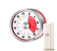 Minuterie de Cuisine,Minuterie Mécanique Visuelle pour Cuisine - Compte à Rebours Sans Piles Nécessaire,Pour École Maison Salle de Classe Salle de Sport