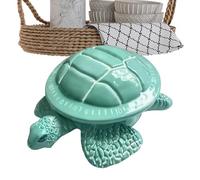 Minuteur de Cuisine Tortue - Chronomètre Mécanique 60 Minutes à Alarme Sonore - Compte à Rebours Magnétique pour Enfant et Adulte, Pâtisserie, Étude et Sport, Design Bleu