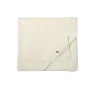 MINUTUS Manta Bebé de Punto Lolo, 100% Dralón (Lana Bebe), 80x90 Cm, Mantita bebé Niño y Niña, Color Beige