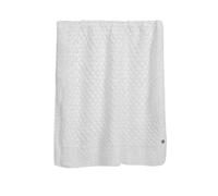 Minutus Manta Bebé de Punto Lolo, 100% Dralón (Lana bebe), 80x90 Cm, Mantita bebé Niño y Niña, color Blanco