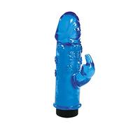 Minx Mini Jack Rabbit Vibrador, 8 cm, Azul