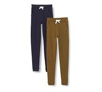 MINYMO Basic 36-Sweat Pant (2-Pack) Pantalones de chándal, Caqui, 80 (Pack de 2) para Niños