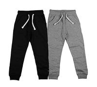 Minymo Niños 2er Pack Sweat Pants/freizeithose Für Jungen Pantalones Not Applicable, Multicolor (Dunkel Gr/Schwarz 193), 98
