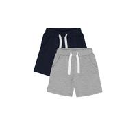 MINYMO Pantalón ' MIBoys 2er-Pack ' azul oscuro / gris 140 azul oscuro / gris