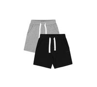 MINYMO Pantalón ' MIBoys 2er-Pack ' gris / negro 128 gris / negro