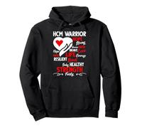 Miocardiopatía hipertrófica sensibilización HCM Warrior Sudadera con Capucha