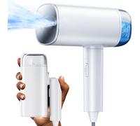 Mioduro Vaporizador para ropa, plegable y portátil, de viaje, calentamiento rápido, 30 segundos, vaporizador de ropa, con depósito de agua grande de 170 ml, vaporizador de mano para el hogar y viajes
