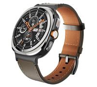 MioHHR Compatible con Samsung Galaxy Watch Ultra de 47 mm para hombres y mujeres, correa de repuesto de acero inoxidable de metal sólido para Galaxy Watch 7 Ultra de 47 mm (2024), color café
