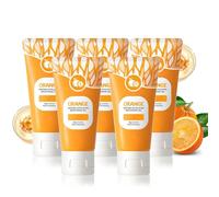 MIOKUKO Gel Exfoliante de Naranja, Gel Exfoliante blanqueador de Naranja, Exfoliante para la Piel del Rostro y el Cuerpo, Gel Exfoliante iluminador, Exfoliante hidratante para Toda la Piel (5PCS)
