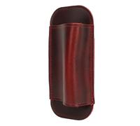 Miokycl Funda para cuchillo de cuero Crazy Horse exquisita artesanía horizontal elegante soporte para cinturón para regalo, Burgundy