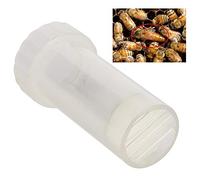 Miokycl Plástico Completamente Transparente Plano Apicultor Abeja Reina Jaula de Marcado Botella Ligera Etiquetada Equipo de Herramientas de Apicultura