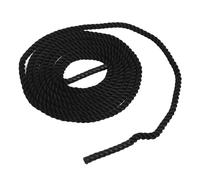 Miokycl Power Battle Rope Negro Fundamentos Livianos Cuerda de Entrenamiento para Ejercicios de Batalla para Entrenamiento de Fuerza Al Aire Libre (12 m/39,4 pies)