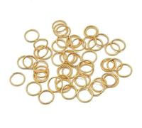 MIONGKI 50-500 Piezas de 3-20 mm de Color Dorado o Plateado, Anillos de Salto Abiertos y Conectores de Anillos divididos para bisutería DIY.