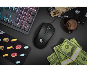 Mionix Gaming + Artists Ratón Avior Negro Óptico USB PC Mouse Nativo 5000 DPI