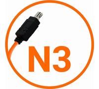 Miops Cable de conexión de la cámara Nikon N3 naranja