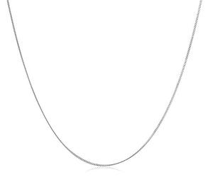 Miore Cadena de mujer con oro blanco 9k, 45 cm