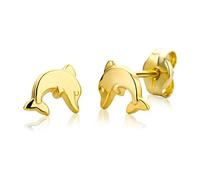 Miore Pendientes de niño y niña con oro amarillo de 9 quilates (375/1000), sin gema