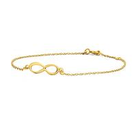 Miore pulsera de oro amarillo de 9 ct infinity