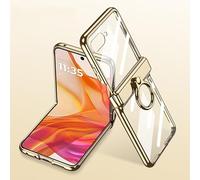 MiorMiar Funda de teléfono Phantom con bisagra magnética para Motorola RAZR 50 Ultra, Cubierta Transparente Compatible con RAZR 50 (Oro, para RAZR 50 Ultra)
