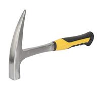 Miosugo Martillo de Geólogo PROFESIONAL, Pico de Pato y Cabeza Plana - Acero al Carbono Templado con Mango Antideslizante - para Prospección de Oro, Geología, Construcción, Ladrillos, Senderismo