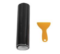 Miosugo Tiras de protección solar para parabrisas de coche, color negro brillante, 140 x 20 cm, adhesivo universal de PVC con una hoja de tracción para coche/furgoneta, evita la deslumbramiento solar