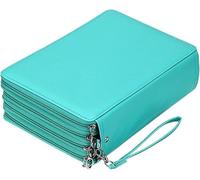 MIOTEQ Estuche portátil for lápices de colores, estuche for lápices con 200 ranuras, organizador de lápices de gran capacidad con correa for asa, práctico for lápices de acuarela y marcadores de bolíg