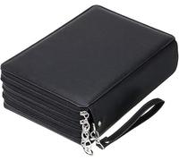 MIOTEQ Estuche portátil for lápices de colores, estuche for lápices con 200 ranuras, organizador de lápices de gran capacidad con correa for asa, práctico for lápices de acuarela y marcadores de bolíg